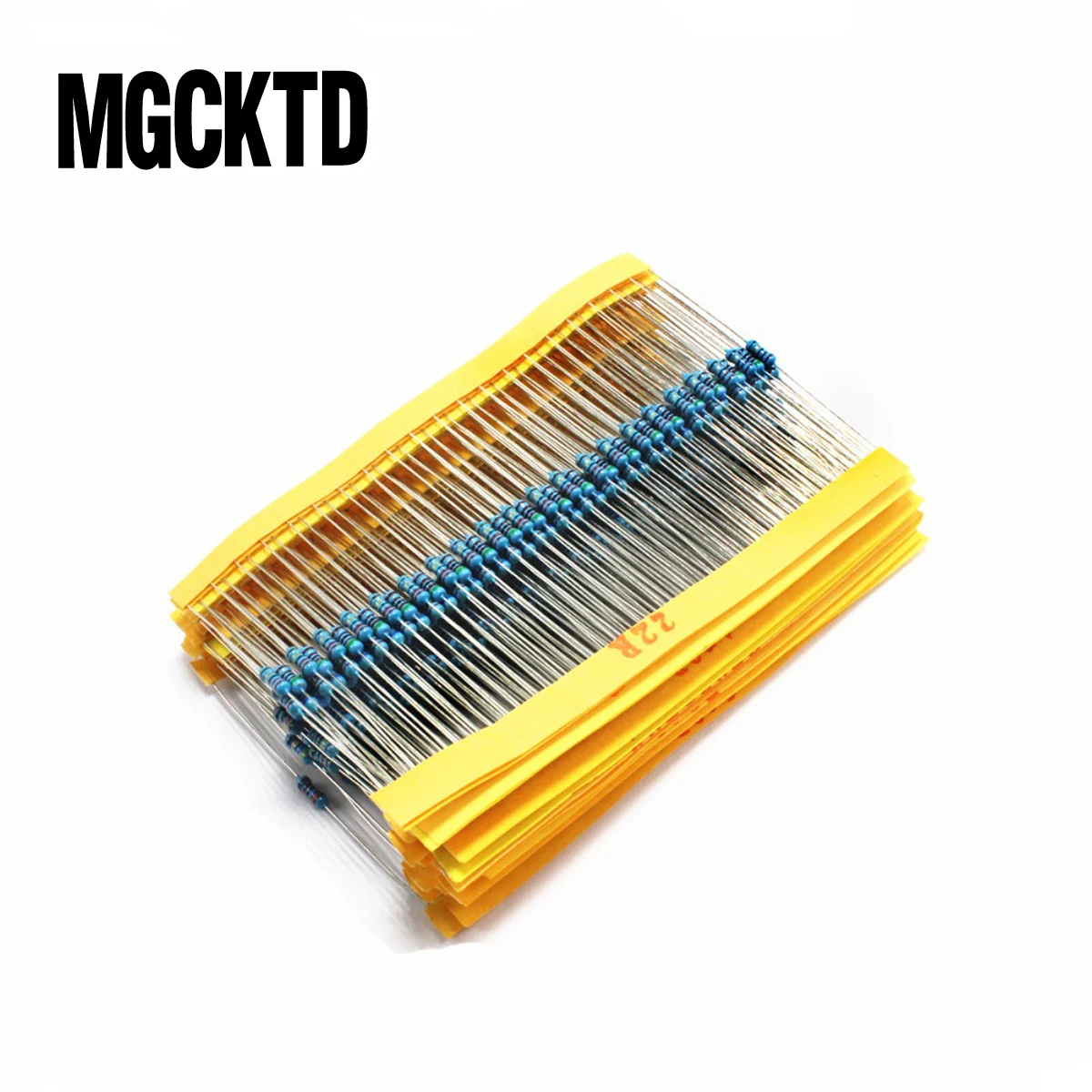 Total 600pcs 1% 1/4W Metal Film Resistor Assorted Kit 30 Values (10 Ohm ~1M Ohm) ,20pcs Each value