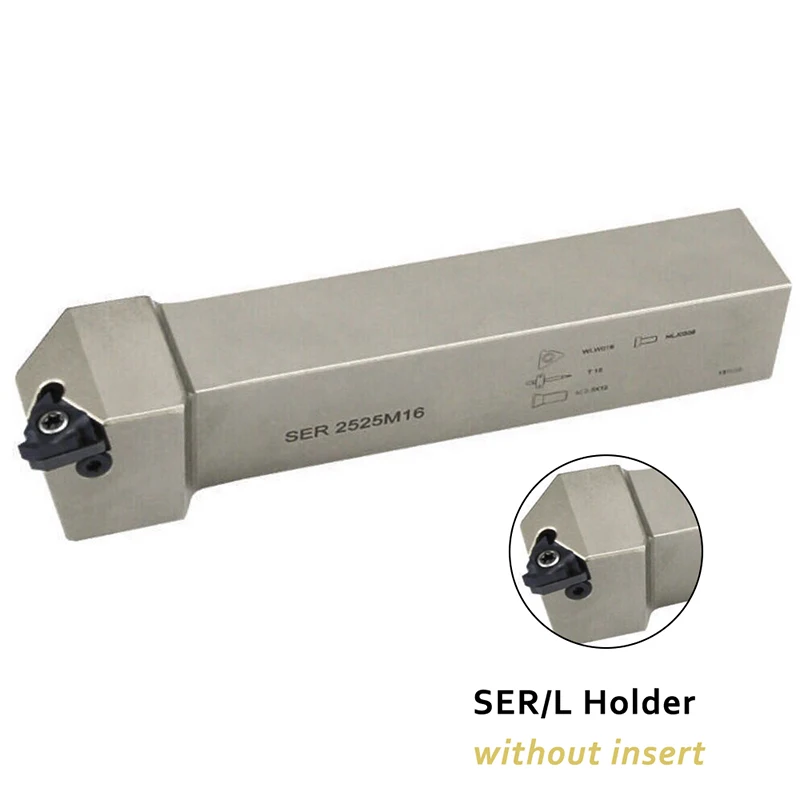 SER SEL Threading Turning Tool Holder Lathe Slot Cutter CNC Machine SER1212H16 SER1616H16 SER2020K16 for 16ER Carbide Inserts