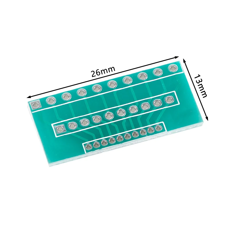 10PCS 1.27mm 2.0mm 2.54mm Pitch Interchange Transfer Plate Converter Single Double Row Pin PCB PCI Adapter Board