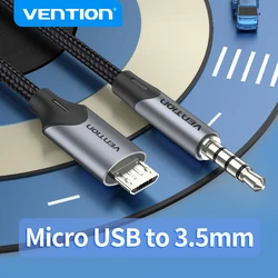 Vention Micro USB do gniazda 3.5mm Aux słuchawki 3.5 kabel Audio Adapter do honoru HTC Android telefon V8 złącze audio