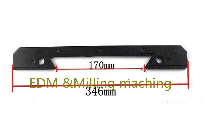 CNC Milling Machine- Saddle Knee Wiper Plate Steel Rubber 346mm For Bridgeport Mill Tool