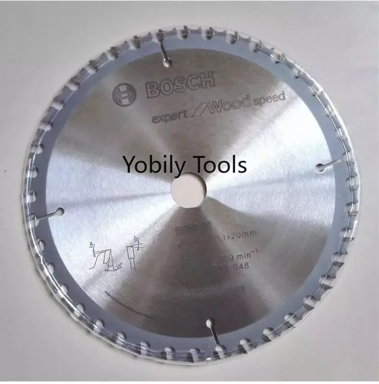 184MM/7 inch*40 tooth aperture 20MM left and right tooth woodworking circular saw blade for Bosch