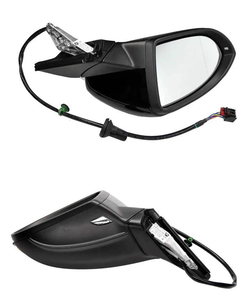 مرآة كهربائية قابلة للطي للسيارة VW Golf 7 مرايا جانبية قابلة للطي مع ضوء 5GG 857 507 A + 5GG 857 508 A