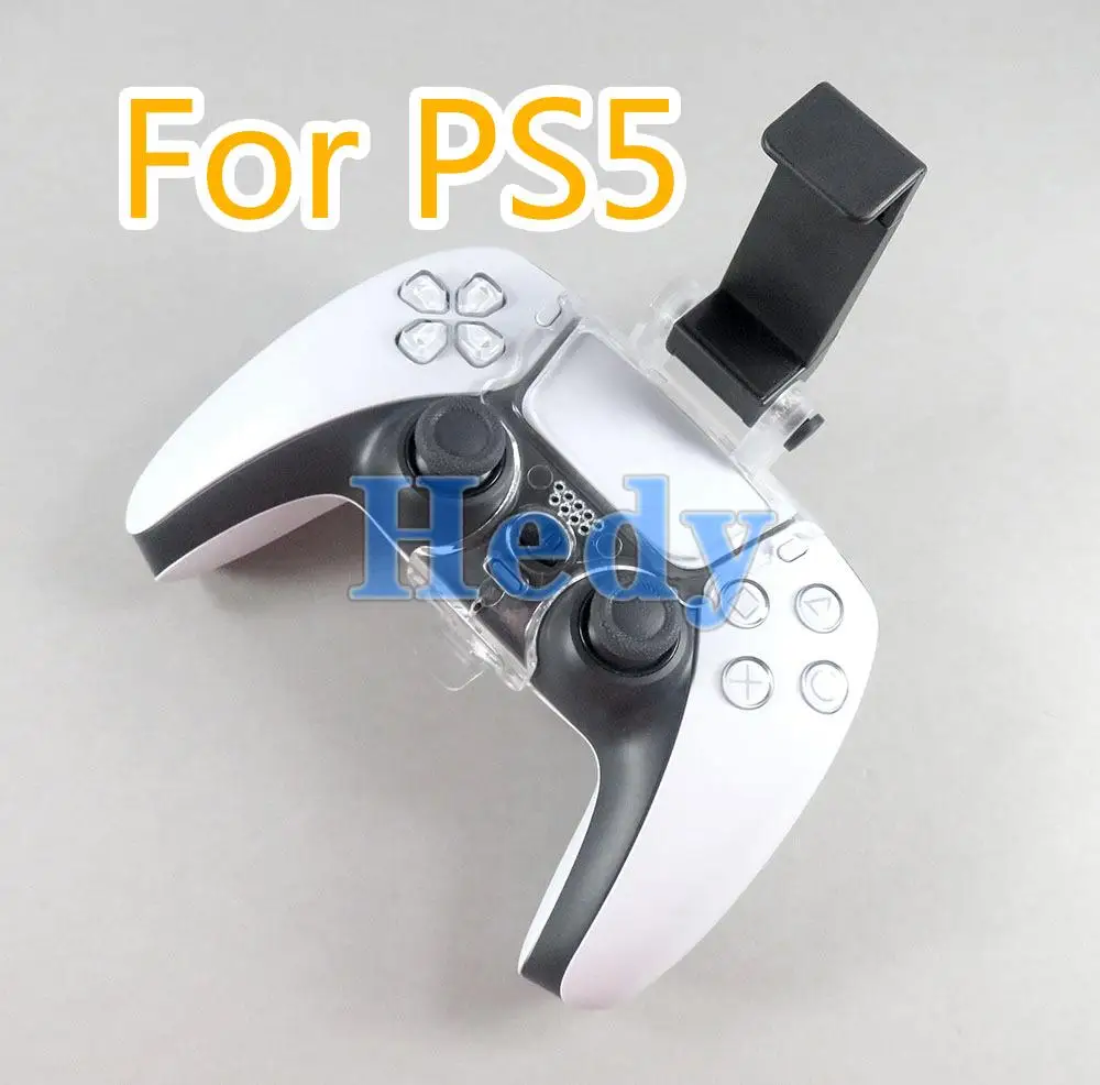 10pcs For PS5 Controller Accessories Mobile Phone Clamp Clip Holder Smart Phone Grip Mount Stand Bracket Angle Adjustment