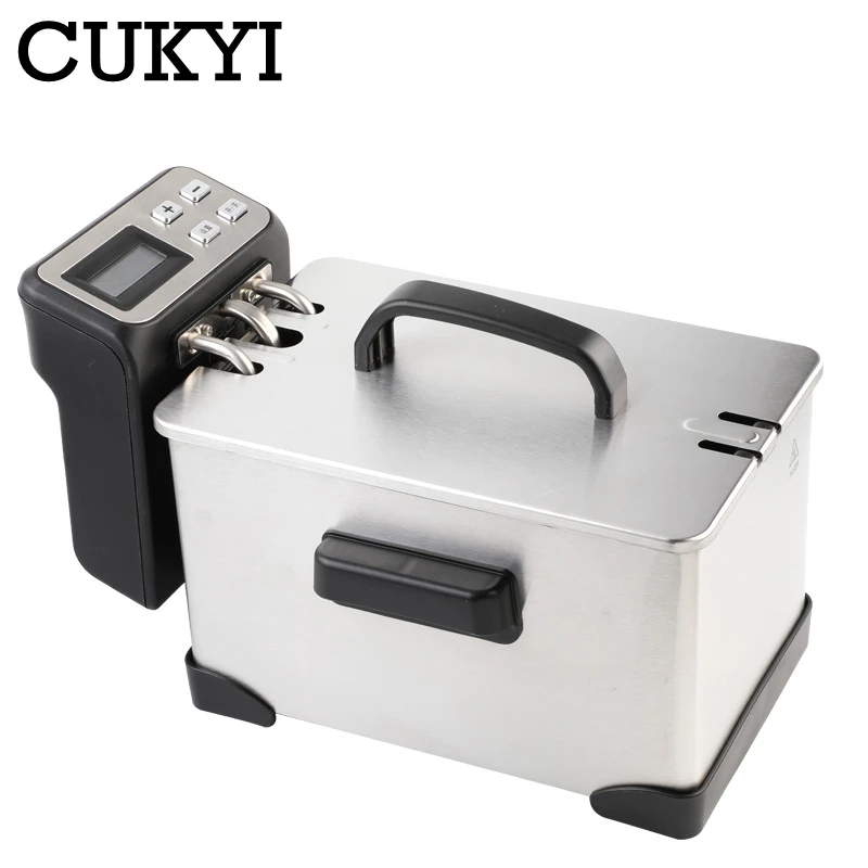 

2.5L Commercial Stainless Steel Electric Fryer Intelligent Thermostat Smokeless Electronic Frying Machine Fried Chicken Cutlets