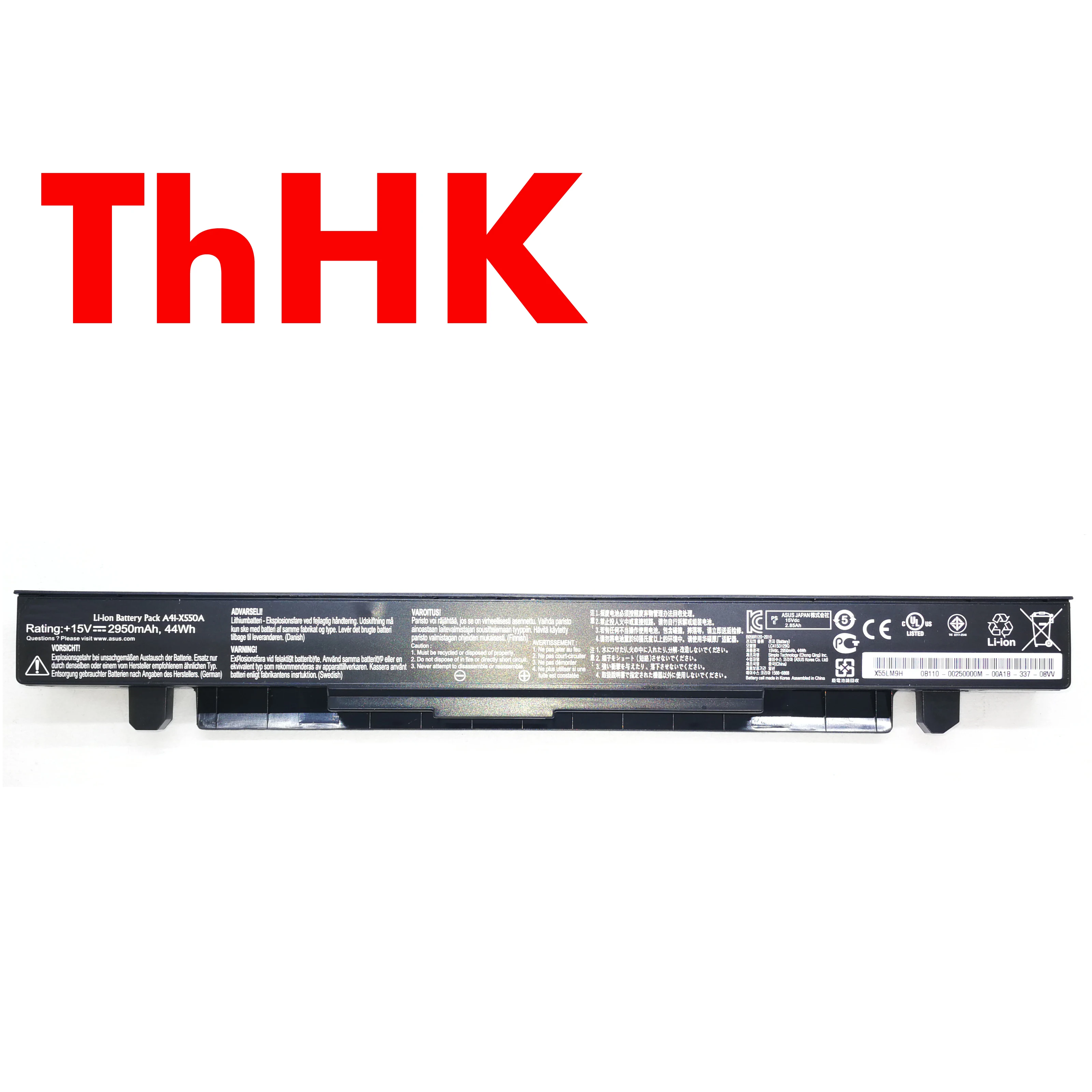 Genuine Original A41-X550A A41-X550 Laptop Battery For Asus X550 X550C X450 X450E X450L X452 X452E A450 A550C F450 F550 R510C