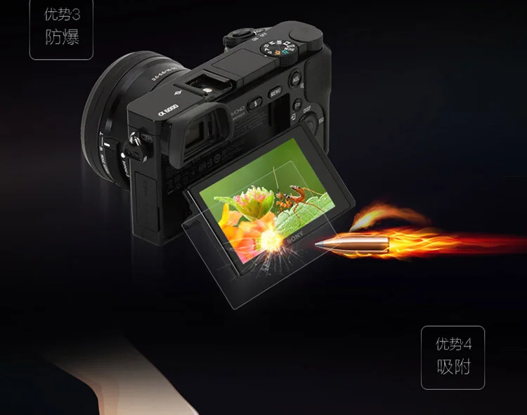 Закаленное стекло 9H для Canon G7X G7X II G5X G5X II G9X G9X II G1X3 EOS M50 EOS R R5 R6 EOS RP, 2 шт.