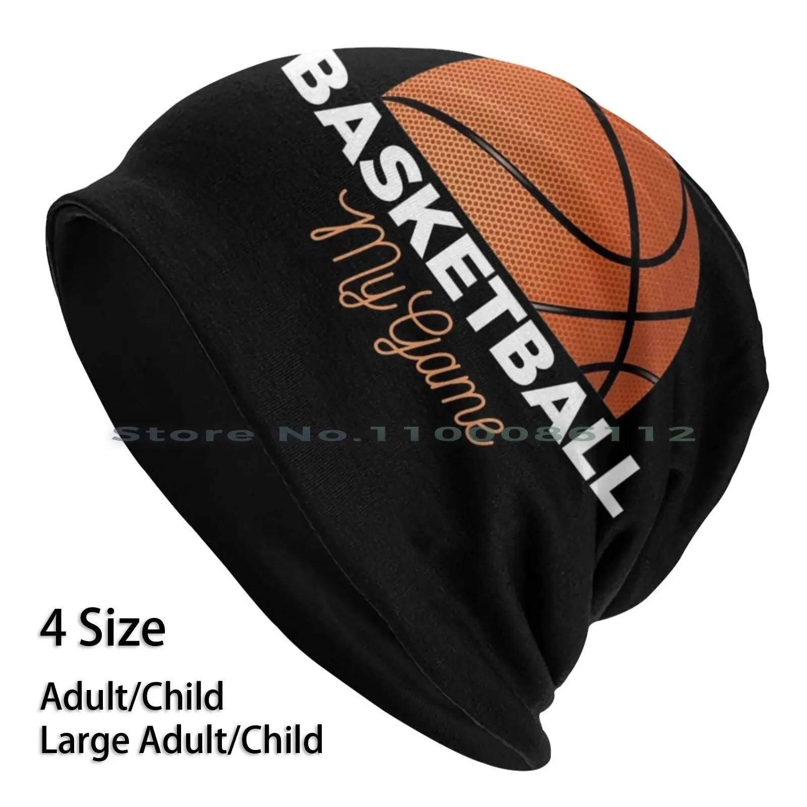 Basketball My Game Beanies Knit Hat Soccer Sports Basic Track Trending Trendy Cute Funny Brandy Cheer Chill Gymnastics Summer