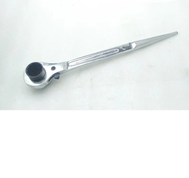 New 1Pcs 21*23mm Socket Wrench Tool Scaffolding Podger Ratchet Spanner Site Ratcheting 19*24mm