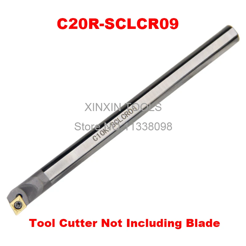 C20R-SCLCR09, carbide turning tool holder diameter 20mm use tungsten insert CCMT09T304/CCMT09T308