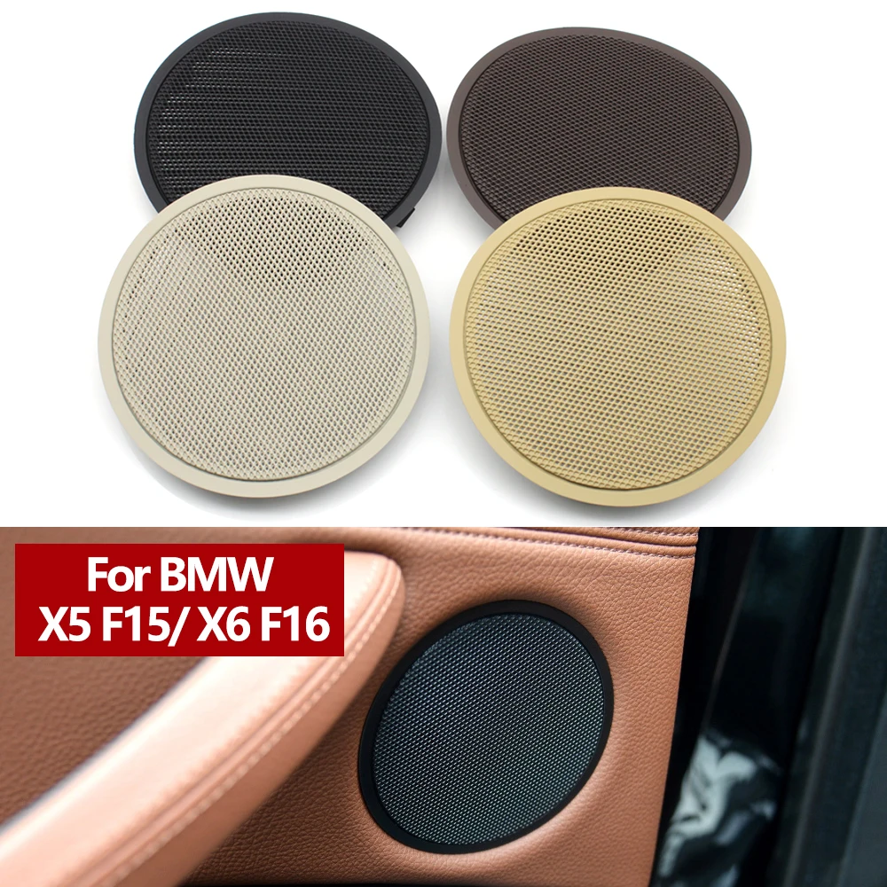 

Interior Left Right Front Rear Door Horn Audio Sound Loudspeaker Grid Cover Replacement For BMW X5 X6 F15 F16 2014-2018