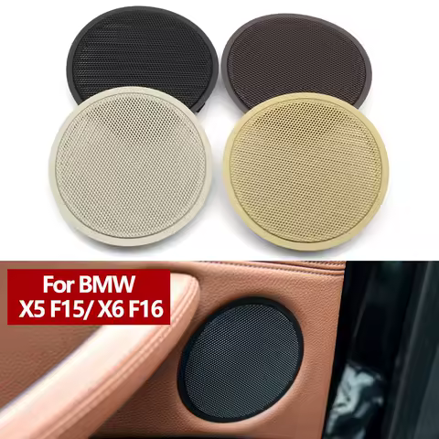 Interior Left Right Front Rear Door Horn Audio Sound Loudspeaker Grid Cover Replacement For BMW X5 X6 F15 F16 2014-2018
