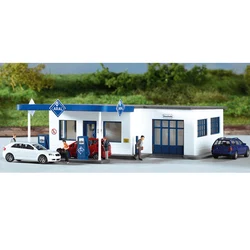 HO ratio 1:87 Germany Train model building 61827 Gas Station Sand table building model ABS Assemble
