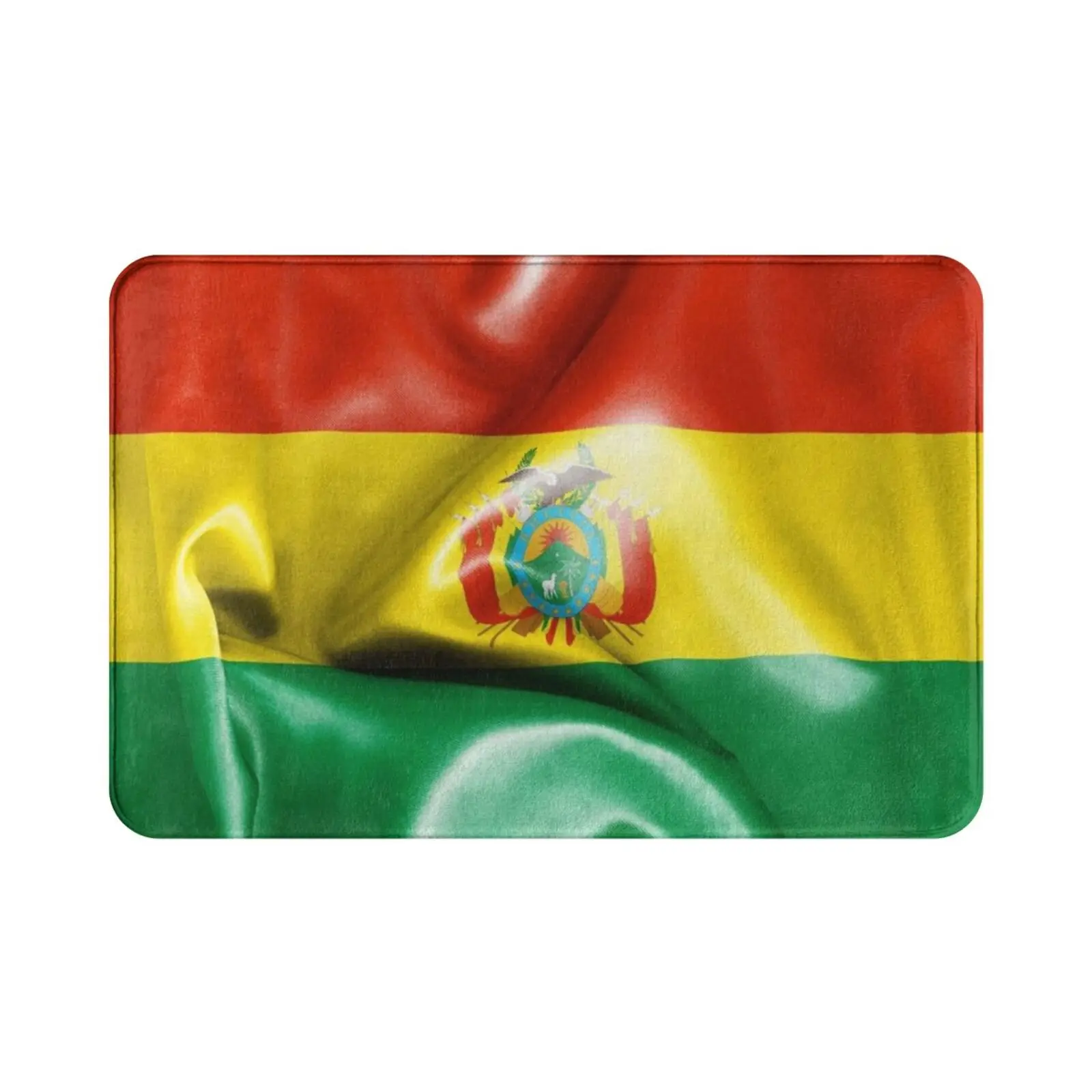 Bolivia Flag Carpet 2572 Carpet Bolivia Flag Bolivian Texture Patriotic Ripple Shadow Creased