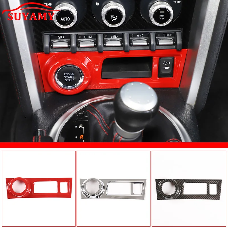 

1 шт., автомобильные наклейки на старт зажигания для Toyota 86 Subaru BRZ 2012-2020