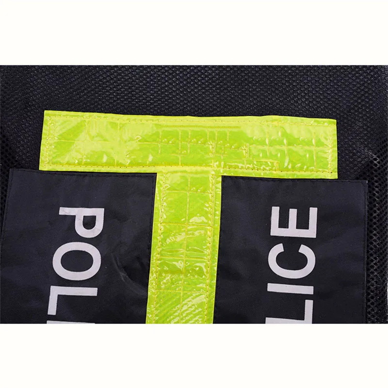 Medium Large dog Work clothes Police Safety Save Life Jacket Reflective big dog Vest Preserver Pet Coat clothing mesh overalls