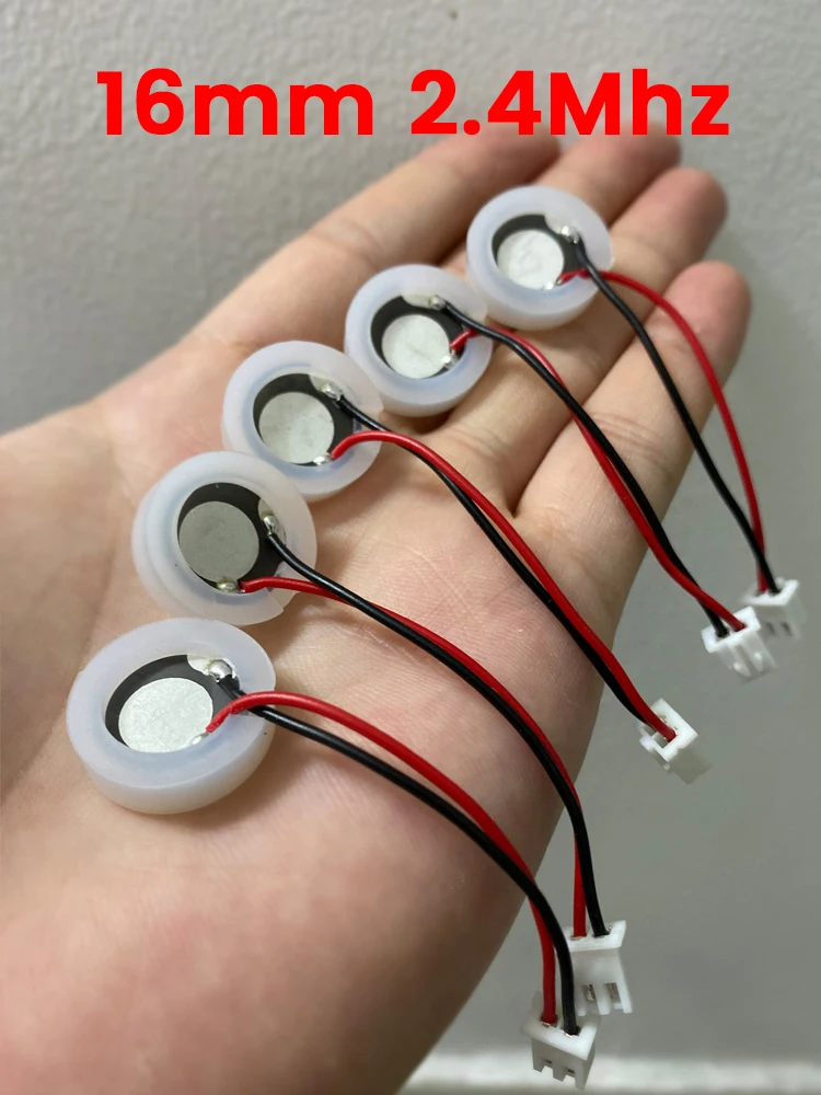 5 stücke 16mm 2,4 Mhz Ultraschall Nebel Maker Fogger Zerstäubung Wandler Oszillierende Klinge Piezoelektrischen Keramik Luftbefeuchter Zubehör – Detail 1