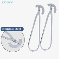 Stainless Steel Collin Pelvimeter Pelvic Insider Diameter Measuring Instrument Pelvic Scale Pelvic Gauge Pelvimeter