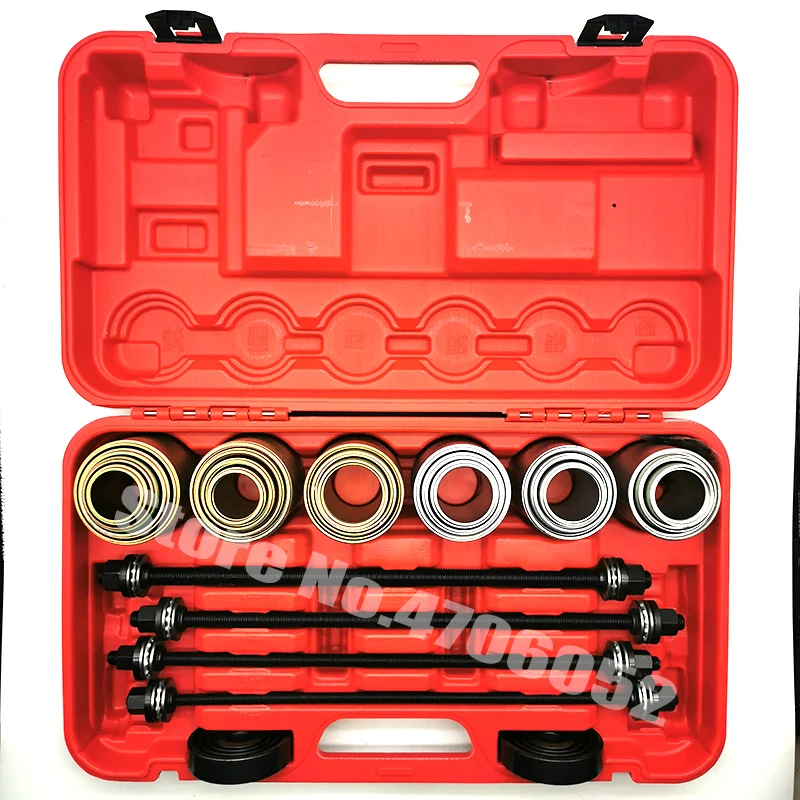 26Pc Universal Press and Pull Sleeve Tool Kit Bush & Bearing Remover Set