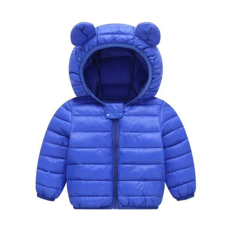 Baby Girls Down Jackets Outerwear For Kids Coats Autumn Boys Girls Warm Hooded Down Jacket Coat Winter Toddler Girl Jackets