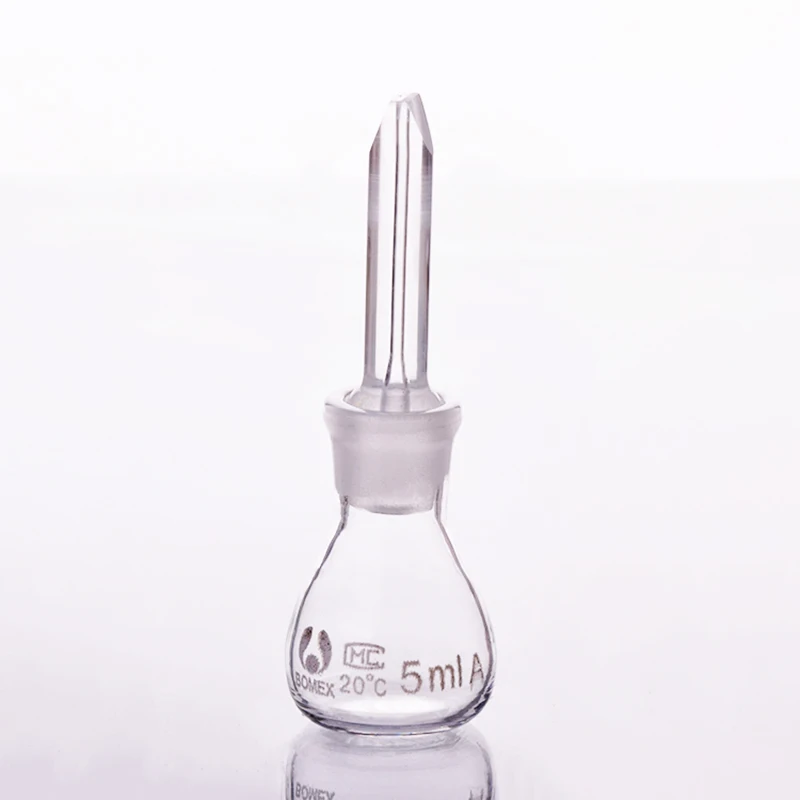 3pcs Lab 5ml 10ml 25ml 50ml 100ml 250ml Glass pycnometer ball-shape gravity bottle picknometer Laboratory equipment Glassware