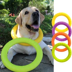 Pet Flying Discs EVA Dog Training Ring Puller Resistant Bite Floating Toy Puppy Outdoor Interactive Game Playing Products Supply