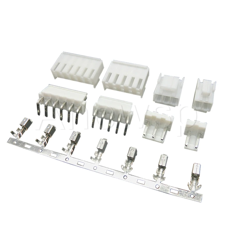 10sets VH3.96 or CH3.96 Connector Straight/Curved needle+ Housing +Terminal  2P/3P/4P/5P/6P/7P/8P/9P/10P/11P/12P