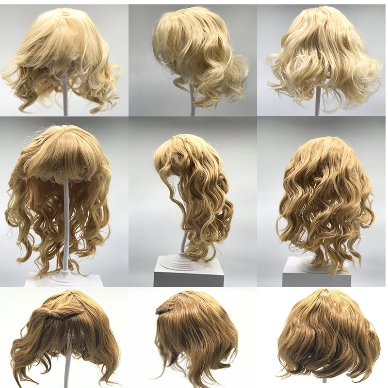 NPK 28inch  Reborn Toddler Doll Sticked Hair Wig 70cm Silicone Realistic Reborn Baby Dolls Hair Wig DIY Doll Accessory