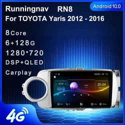 Runningnav For TOYOTA Yaris Vitz  2012 2013 - 2016  Car Radio  2 Din Android Car Radio Multimedia Video Player Navigation GPS