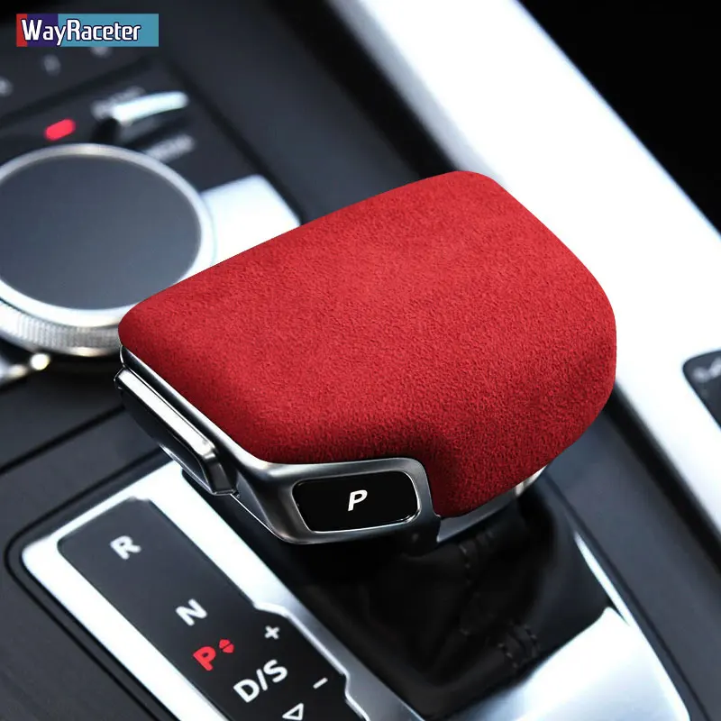 

Ultrasuede Suede Leather Gear Shift Knob Trim Cover Protector Decoration For Audi A4 S4 B9 A5 S5 RS4 RS5 Q5 SQ5 Q7 4M Accessorie