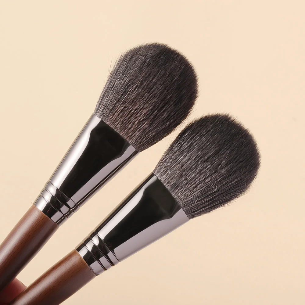 OVW 1PCS Geitenhaar Lange Steel Gezicht Make-Up Markeerstift Blending Brush Blush Brush Concealer Brush Beauty Tools Set