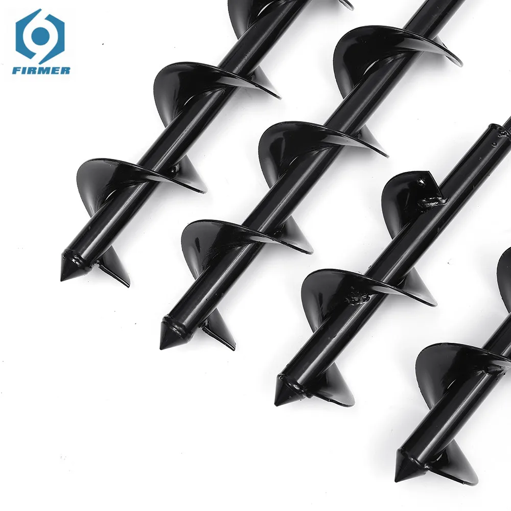 9x25/30/45/60cm Garden Auger Small Earth Planter Drill Bit Post Hole Digger Earth Planting Auger Drill Bit Durable