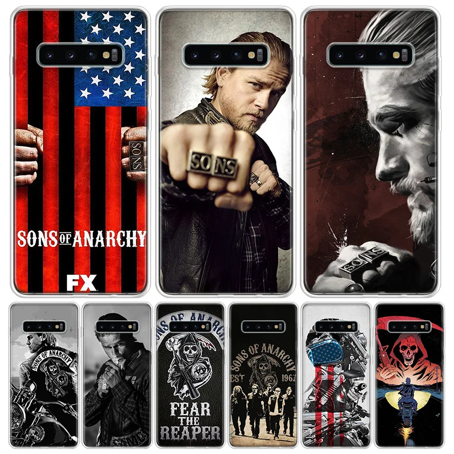 American TV Sons of Anarchy For Samsung Galaxy S24 S23 S21 S22 Ultra S10 Plus S20 FE Phone Case S10E S8 S9 + Housing Shell Coque