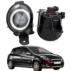 1pair Right + Left Fog Light Assembly Car LED Fog Lamp DRL 12V For Renault Clio 2 3 Laguna Vel Satis Modus Master Symbol Thalia