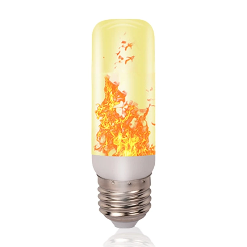 LED Flicker Flame Light Bulb Simulated Burning Fire Effect E27 Lamp Xmas Party Decorations