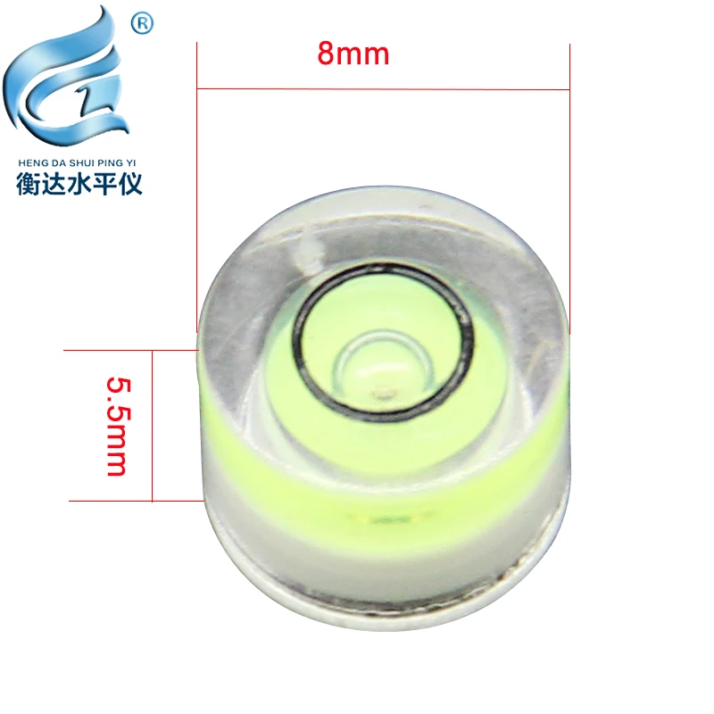 고정밀 플라스틱 거품 8*5.5mm 100pcs, 범용 수준기