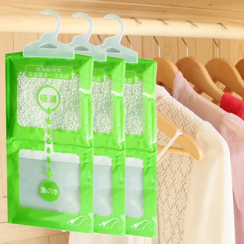 Hanging Drying Clothes Dehumidifier  Home Wardrobe  Dehumidifier Dry Bag Desiccant Moisture Absorption Bag