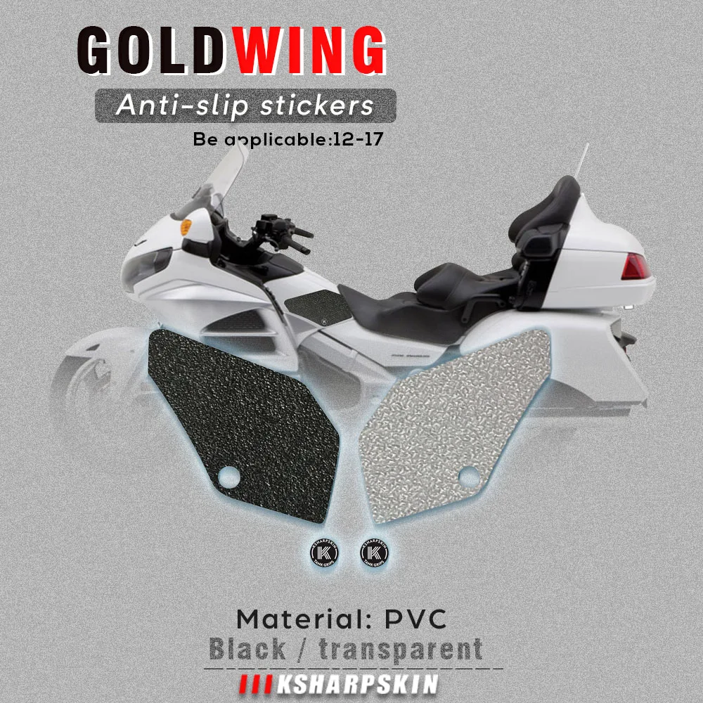 Motorcyle Sticker Decal Emblem Protector Tank Pad Tank grip For HONDA 12-17 GOLD WING 13-16 GOLD WING FB6 KAWASAKI