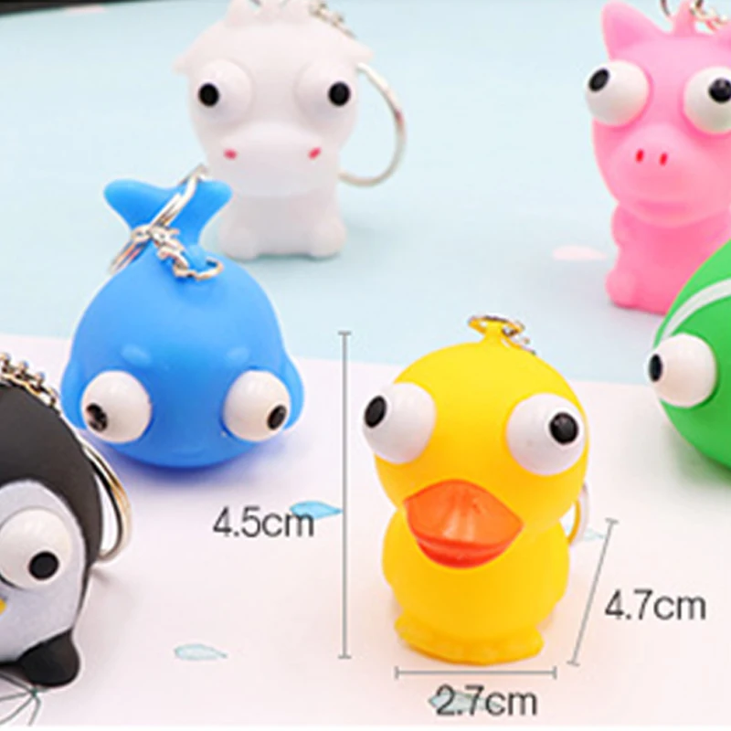 Creative gift bag pendant squeezed eyelet doll vent squeeze small toy funny decompression toy keychain