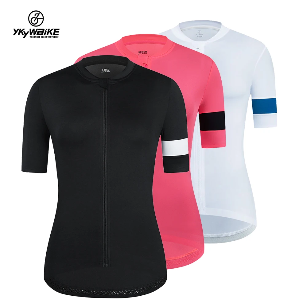 YKYWBIKE  Women Mtb Pro Cycling Jerseys Summer Short Sleeve Bicycle Mountain Breathable Bicycle Jersey Quick-dry Bike Clothing