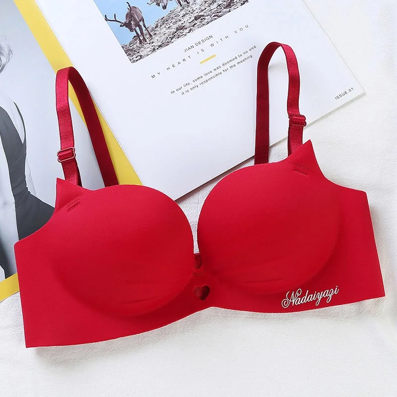 Sexy Hollow Out Bras for Women Lingerie Seamless Wireless Push Up Bra Bralette Comfortable Brassiere Female Underwear Intimates