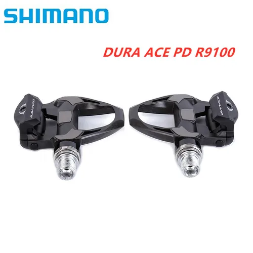 Pedal SHIMANO DURA-ACE R9100 PD-R9100 PD-R9100 E1 agregar Pedal ultraligero de eje de 4mm SPD SL Pedal de bicicleta de carretera de carbono