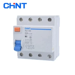 CHINT NL1-63 1P+N 2P 3P+N 4P 63A 40A 25A 30MA RCCB 50HZ/ Thermomagnetic electromagnetic leakage Residual current protection CE