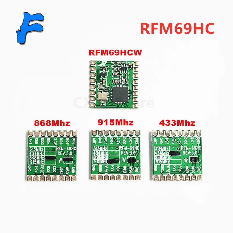 RFM69 RFM69HC RFM69HCW Programmable 433Mhz 868Mhz 915Mhz RF Transceiver Module HopeRF ORIGINAL replace RFM22B