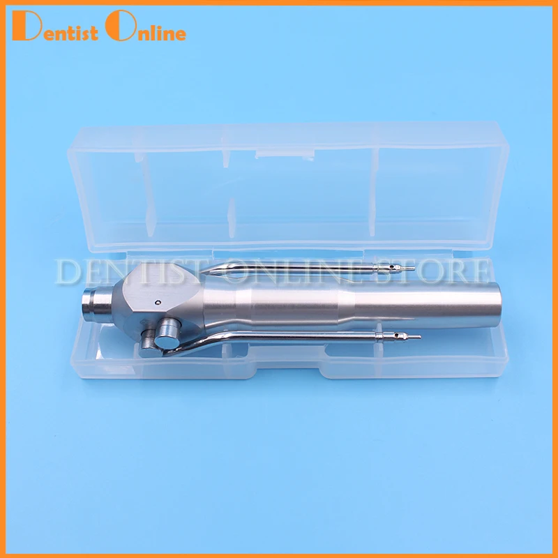 5PCS Dental Three Way Gun Air Water Straight Syringe & Metal Alloy Nozzles Tips Dentistry Tool Equipment