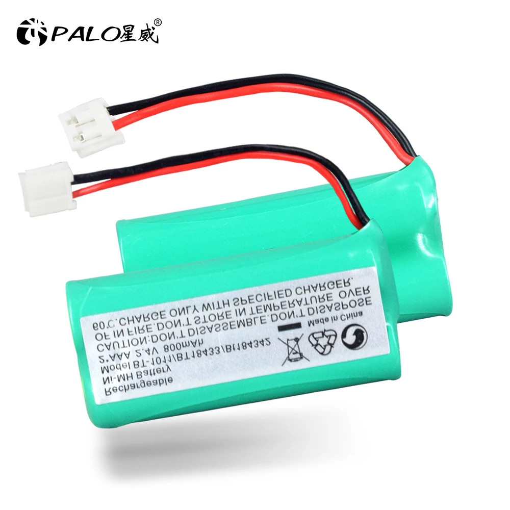 BT18433/BT28433 2,4 V 800mAh Ni-MH batería de la batería del teléfono de AT&T BT184342/BT284342 BT8300 BT1011 BT1018 BT1022 BT1031 CS6120 CS6209