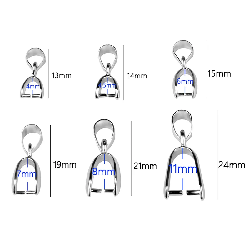 10 Cái/lốc Hạt Dưa Khóa Mặt Dây Chuyền Móc Cài Đồng Charm Tại Ngoại Hạt Kết Nối Kẹp Cho DIY Trang Sức Làm Vòng Cổ Cung Cấp