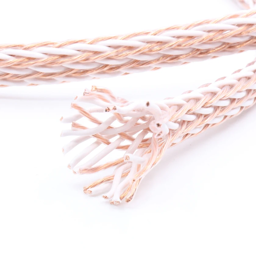 كابل مكبر صوت OCC عالي النقاء 12tc ، 24 قلب ، لمكبر الصوت ، مشغل CD DVD