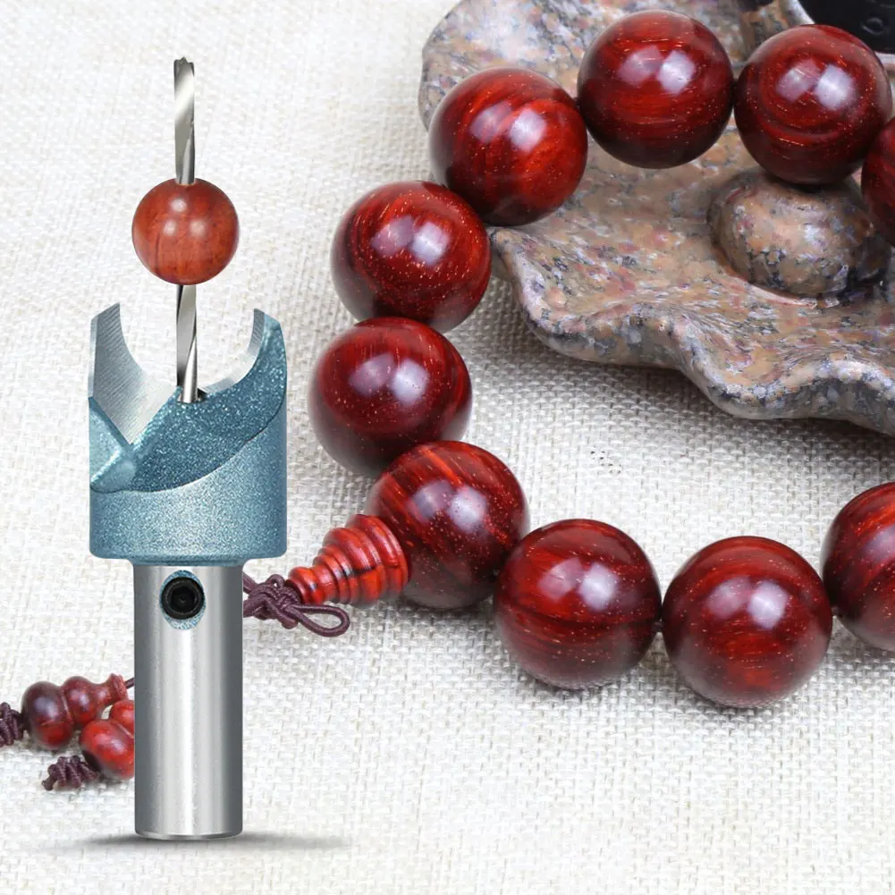 Beads Ball Drill Bit Router Wood Bead Maker Bead Woodworking Machine Drill Tool Router Bit 6-22mm Jewelry Buddha Beads Drill Bit