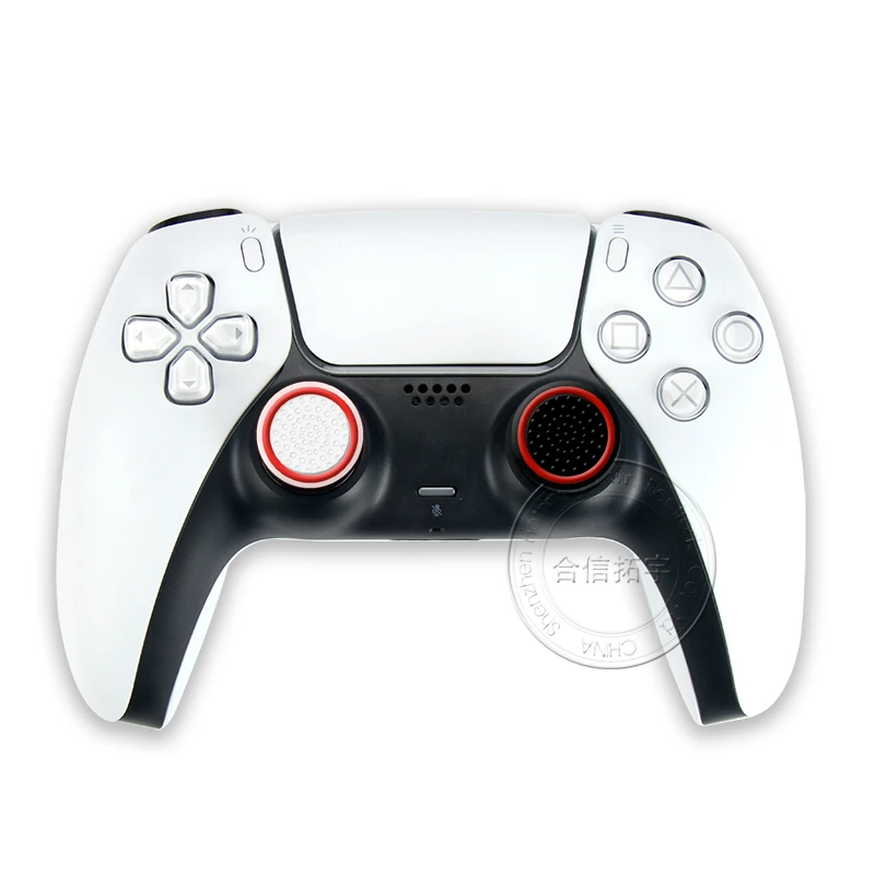 Hothink capa luminosa de joystick para ps5 ps4, 10 peças, polegar noctilucente de aperto, botões para playstation 5 4